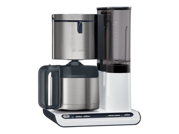 Bosch Styline TKA8A681 - Kaffemaskine - 8 kopper kaffe - 12 kopper te - hvid