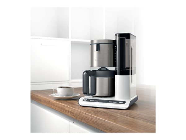 Bosch Styline TKA8A681 - Kaffemaskin - 12 kopper - hvit