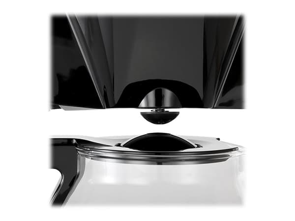 Melitta 6766591, Suodatinkahvinkeitin, Jauhettu kahvi, 1080 W, Musta, Hopea