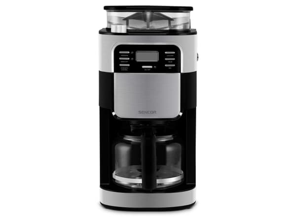 Sencor SCE 7000BK, Kaffebrygger (drypp), 1,5 l, Kaffe bønner, Malt kaffe, Innebygd kaffekvern, 900 W, Sort