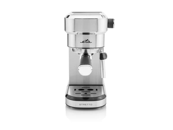 ETA Stretto 2180 90000 - Kaffemaskin med melkeskummer - 15 bar - rustfritt stål
