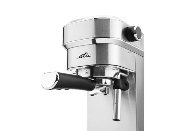 ETA Stretto 2180 90000 - Kaffemaskin med melkeskummer - 15 bar - rustfritt stål
