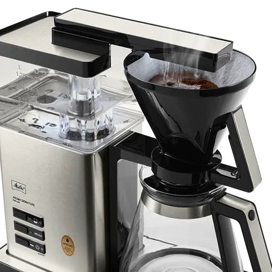 Melitta Aroma Signaturedeluxe - Kaffemaskin - 10 kopper - Rustfritt stål