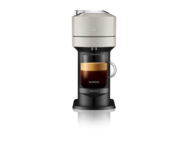 Krups Nespresso Vertuo Next XN910B10WP - Kaffemaskin - ljusgrå