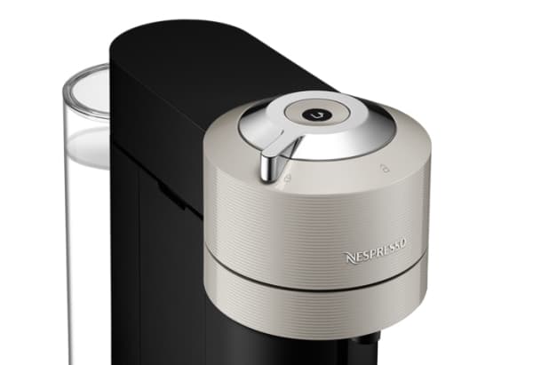 Krups Nespresso Vertuo Next XN910B10WP - Kaffemaskin - ljusgrå