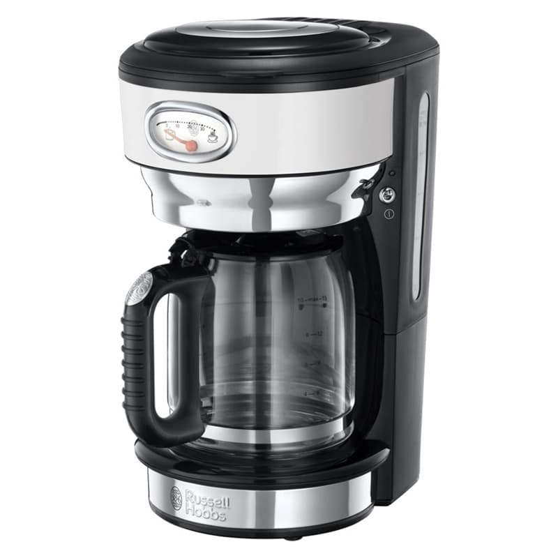Russell Hobbs Kaffebryggare Retro, Vit