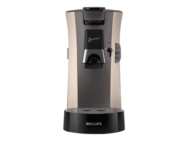 Philips Senseo Select CSA240 - Kaffemaskin - 1 bar - nougat and cashmere gray