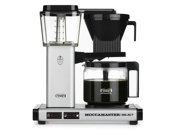 Moccamaster KBG 741, Kaffebrygger (drypp), 1,25 l, 1520 W, Sort, Rustfritt stål