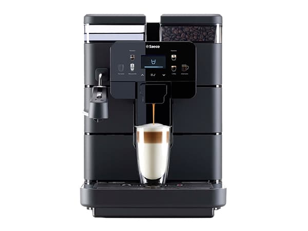 Saeco Royal Plus, Espressomaskin, 2,5 l, Innebygd kaffekvern, 1400 W, Sort