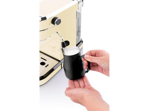 ETA Storio 6181 90040 - Kaffemaskin med mjölkskummare - 20 bar - beige