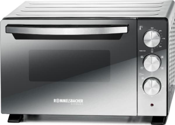 Rommelsbacher BGS 1400, 22 l, Sort, Sølv, Frittstående, Rotasjon, 60 min, Glass