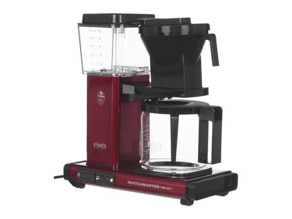 Moccamaster 53990, Kombinerad kaffebryggare, 1,25 l, 1520 W, Röd