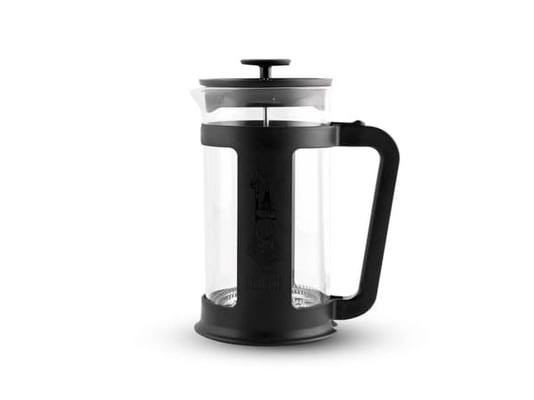 Bialetti Smart, 1 l, Glas, Plast, Svart, Transparent