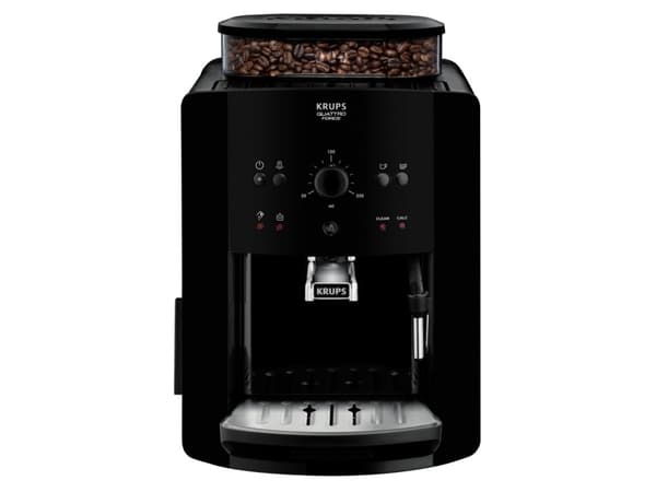 Krups Arabica EA8110, Espressomaskin, 1,7 l, Kaffe bønner, Innebygd kaffekvern, 1450 W, Sort
