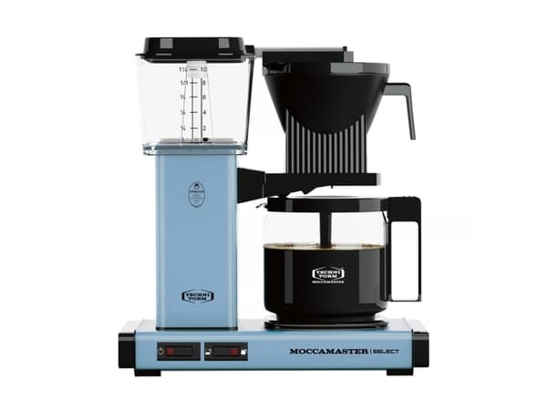 Moccamaster KBG Select Blue, Dråbe kaffemaskine, 1,25 L, Malet kaffe, 1520 W, Sort, Blå