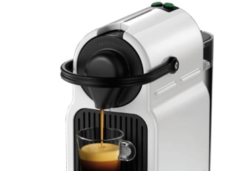 Krups Nespresso Inissia XN 1001 - Kaffemaskin - 19 bar - vit