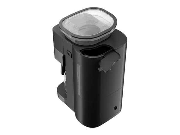 Krups Aroma Partner KM832810, Suodatinkahvinkeitin, 1,25 L, Kahvipavut, Jauhettu kahvi, Sisäänrakennettu jauhin, 1000 W, Musta