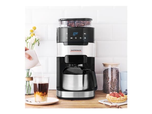 Gastroback Grind & Brew Thermo - Kaffemaskin - 8 kopper