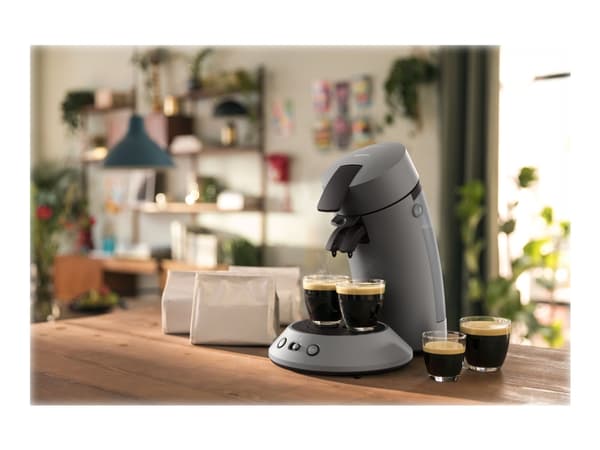 Philips Senseo Original Plus CSA210 - Kaffemaskin - 1 bar - kasjmirgrå