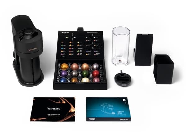 De’Longhi Nespresso Vertuo Next ENV120BM, Kapsel kaffemaskine, 1,1 L, Kaffekapsel, 1500 W, Sort