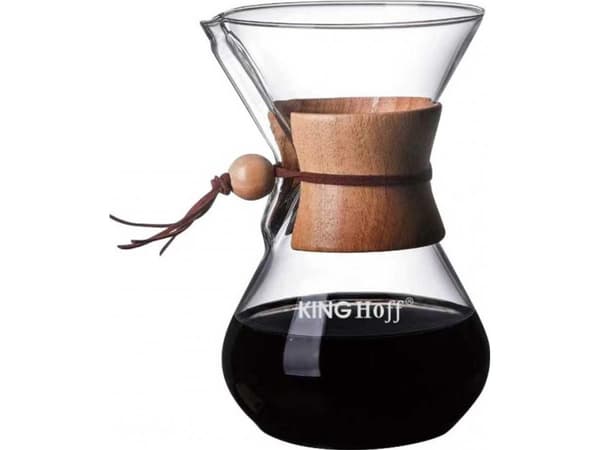 KingHoff KAFFEKRÄMMARE I GLAS 400 ml KINGOFF KH-1638