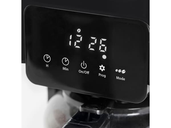 Caso 1846, Kaffebrygger (drypp), 1,5 l, Malt kaffe, 900 W, Sort, Rustfritt stål