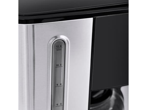 Caso 1846, Kaffebrygger (drypp), 1,5 l, Malt kaffe, 900 W, Sort, Rustfritt stål
