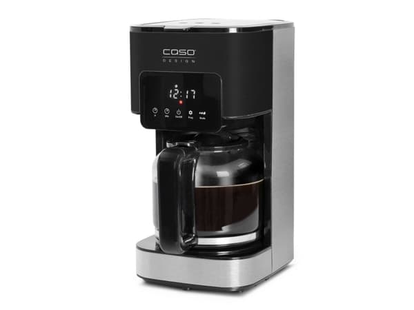 Caso 1846, Kaffebrygger (drypp), 1,5 l, Malt kaffe, 900 W, Sort, Rustfritt stål