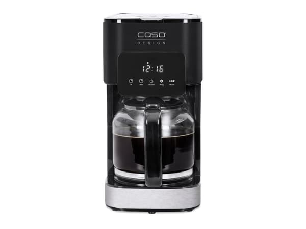 Caso 1846, Kaffebrygger (drypp), 1,5 l, Malt kaffe, 900 W, Sort, Rustfritt stål