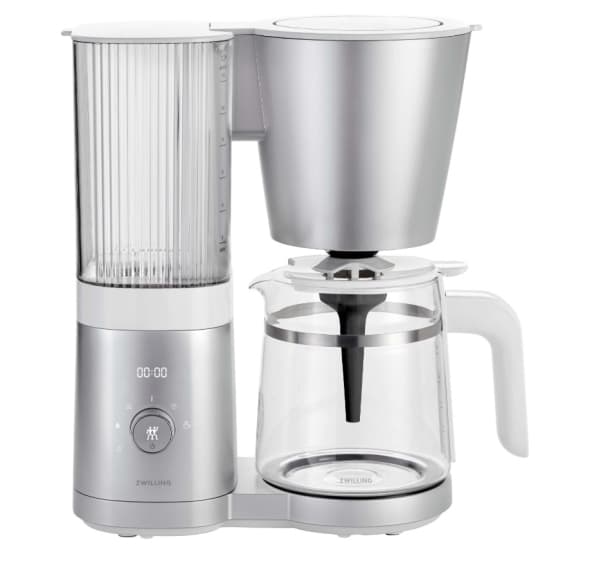 ZWILLING Enfinigy, Kaffebrygger (drypp), 1,5 l, 1960 W, Sølv, Hvit