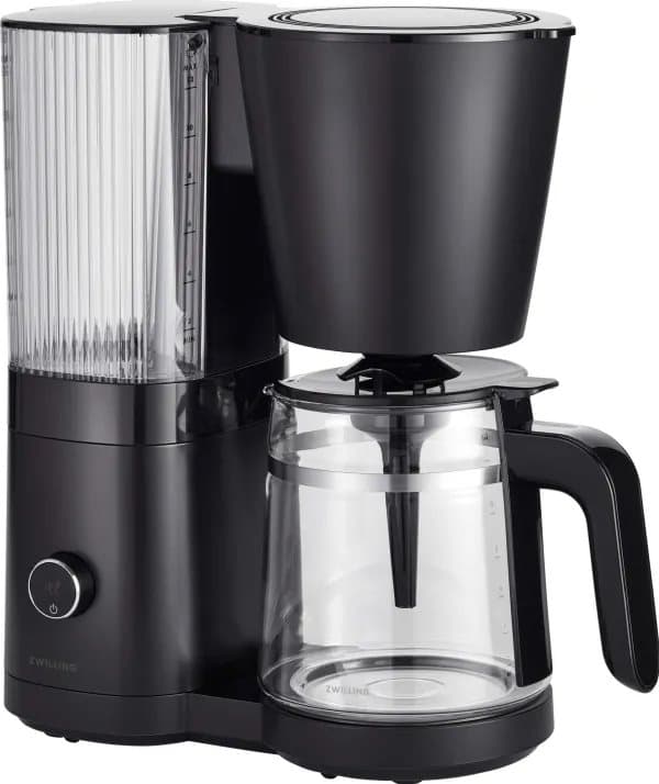 ZWILLING Enfinigy, Kaffebrygger (drypp), 1,5 l, Malt kaffe, 1960 W, Sort