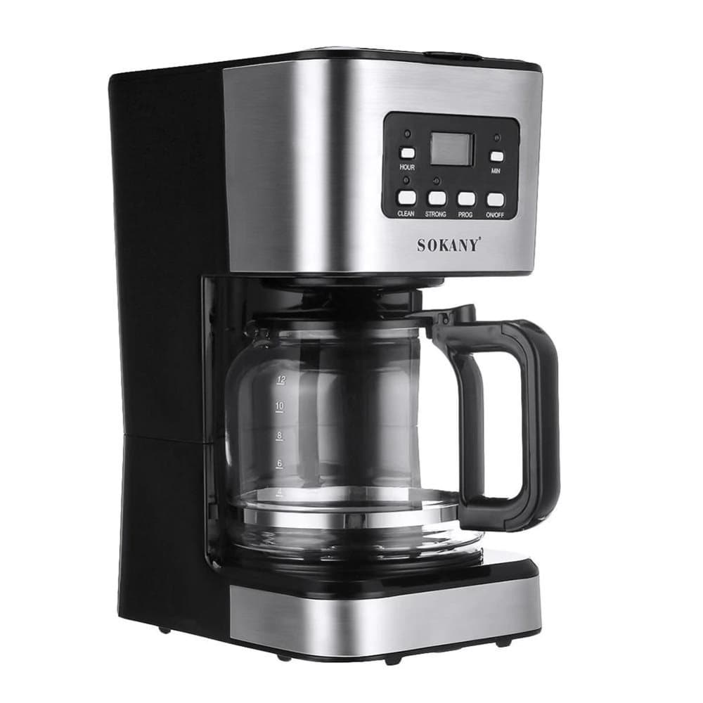 Kaffemaskin - Filterkaffe - 12 koppar - Svart/RVS