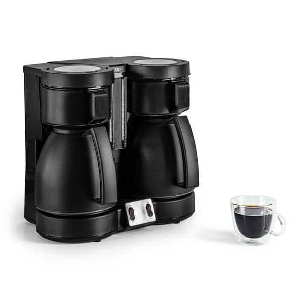 KRUPS Duothek KT 8501 kaffebryggare - Filter - Svart - 16 koppar - 1700W