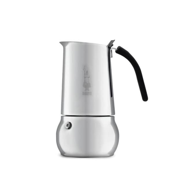BIALETTI Kitty kaffebryggare i rostfritt stål - 6 koppar - Kompatibel med alla värmekällor och diskmaskin