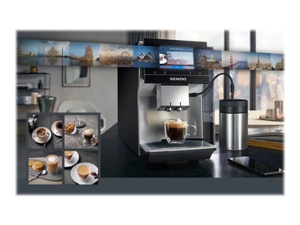 Siemens EQ.700 classic Morning Haze TP705R01 - Automatisk kaffemaskin med capuccinatore - 19 bar