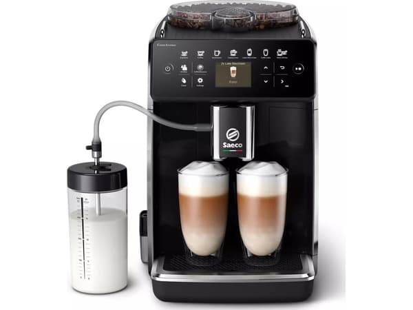 Saeco SM6480/00, Espressomaskin, 1,8 l, Kaffebönor, Malat kaffe, Inbyggd kvarn, 1500 W, Svart, Silver