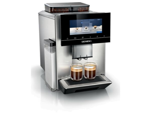 Siemens EQ900 TQ907D03 - Automatisk kaffemaskin med melkeskummer - 19 bar - rustfritt stål