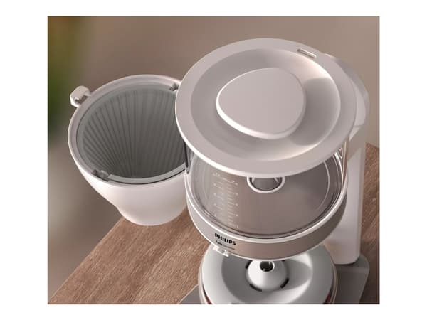 Philips Café Gourmet HD5416/00, Espressokone, 1,25 L, Jauhettu kahvi, 1800 W, Valkoinen