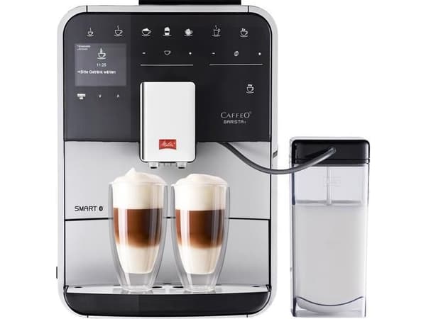 Melitta Barista Smart T, Espressomaskin, 1,8 l, Malt kaffe, 1450 W, Sort, Rustfritt stål