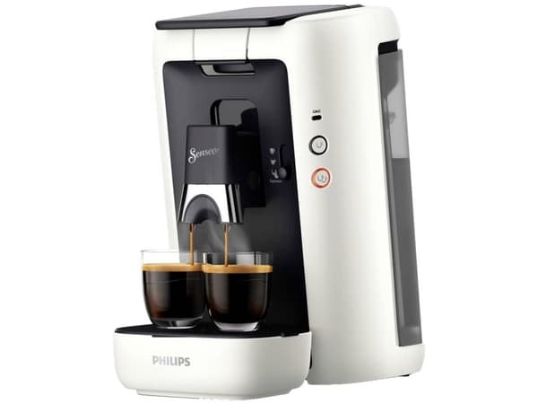 Philips Senseo CSA260/10, Pod kaffe maskin, 1,2 l, Kaffe pute, 1450 W, Hvit