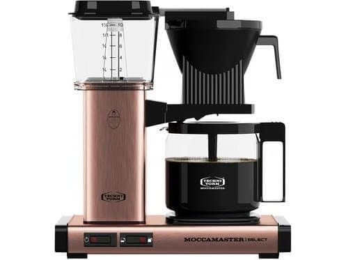 Moccamaster KBG Select Copper, Kaffebrygger (drypp), 1,25 l, Malt kaffe, 1520 W, Kobber