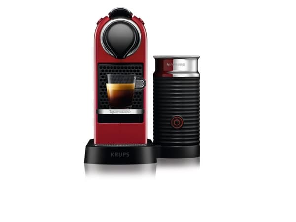 Krups Nespresso XN7615, Kapseldrevet kaffemaskin, 1 l, Kaffe kapsyl, 1710 W, Rød