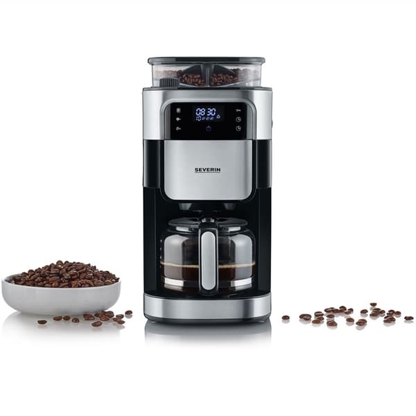 Severin Kaffebryggare med kvarn KA4813 10 koppars 1000W KA4813