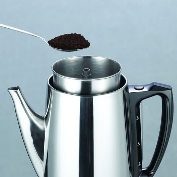 C3 Perkolator Original i rustfritt stål 6kp