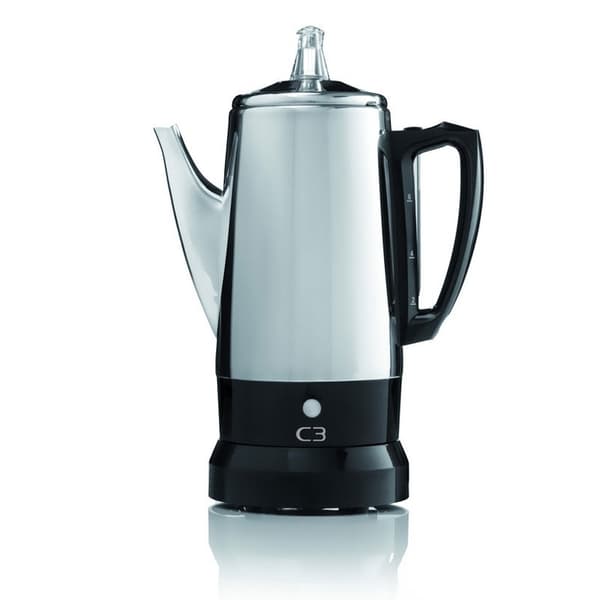 C3 Perkolator Original i rustfritt stål 6kp