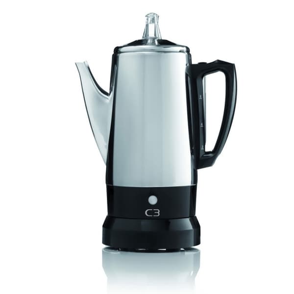 C3 Perkolator Original i rustfritt stål 6kp