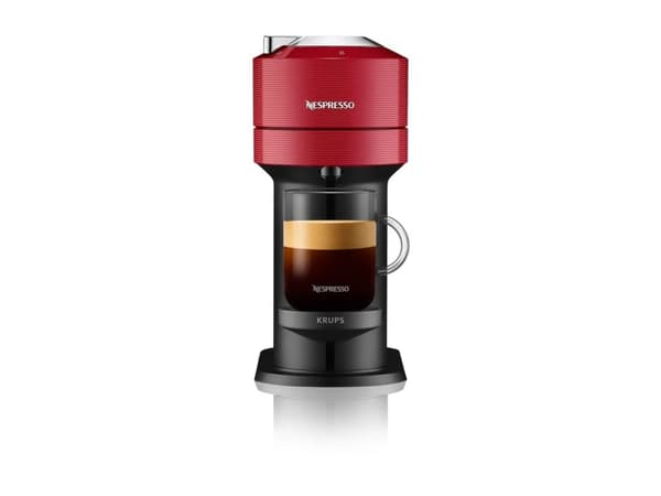 Krups Vertuo Next XN9105, Kapseldrevet kaffemaskin, 1,1 l, Kaffe kapsyl, 1500 W, Rød