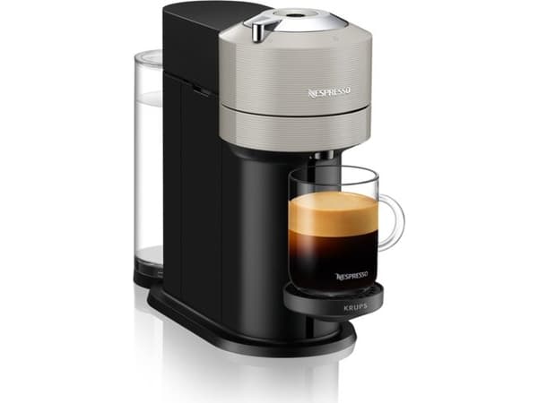 Krups Nespresso Vertuo Next XN910B10WP - Kaffemaskin - ljusgrå