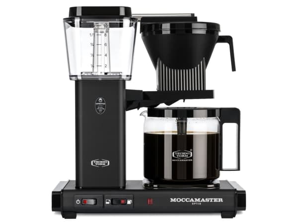Moccamaster Optio kaffemaskin, matt sort