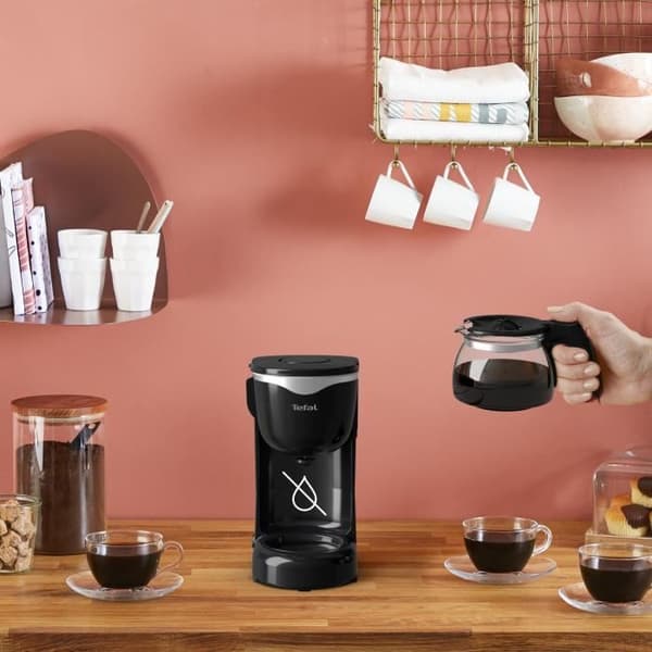 TEFAL Filter kaffebryggare - Kapacitet 6 koppar - Håll värmen 30 min CM340811